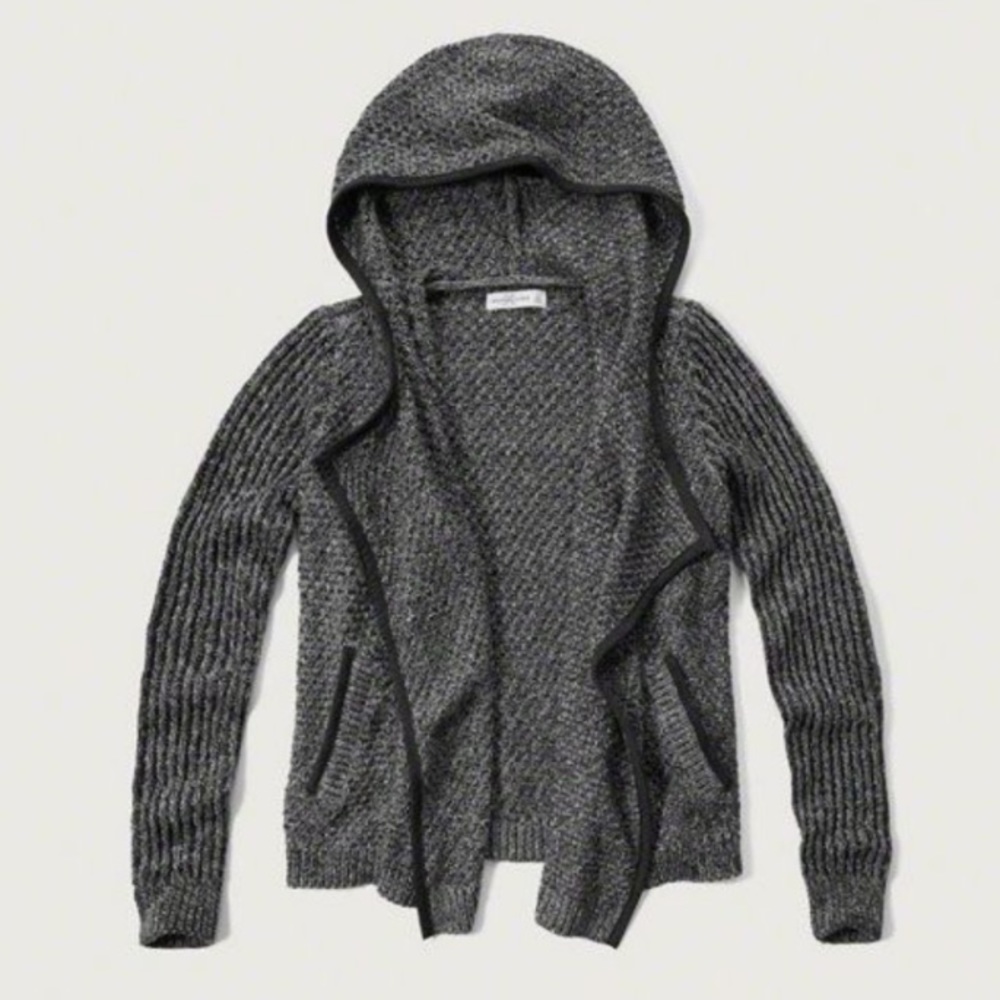 Abercrombie & Fitch Hooded Open Sweater